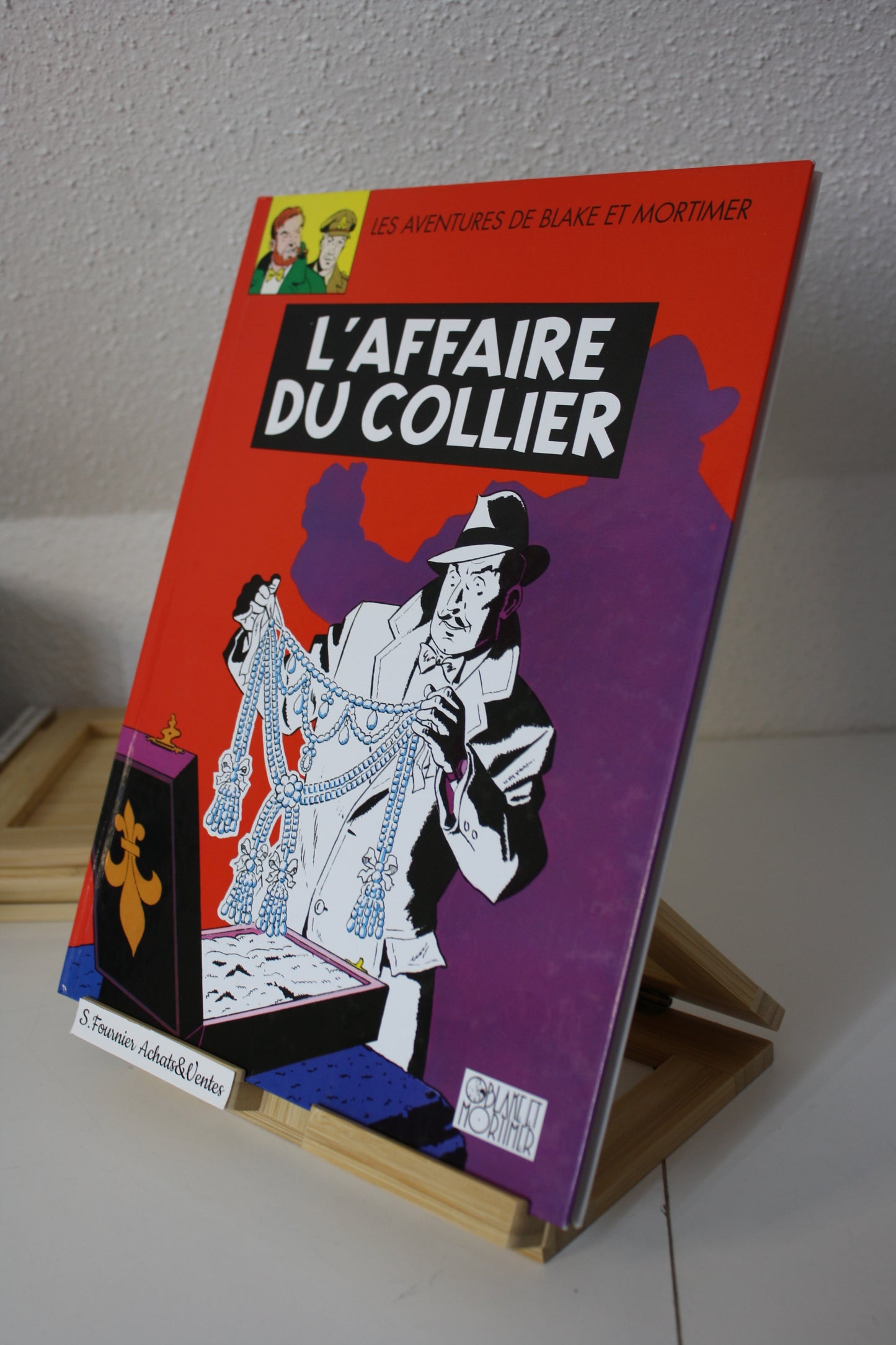 L’affaire du collier – Blake et Mortimer – Edgar P. JAcobs -éditions Delvilles- Publicitaire – 1999 - ESSO