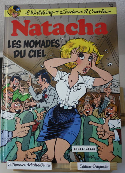 Les nomades du ciel – Natacha – Walthéry, Laudec et Cauvin - Dupuis - EO – 1988