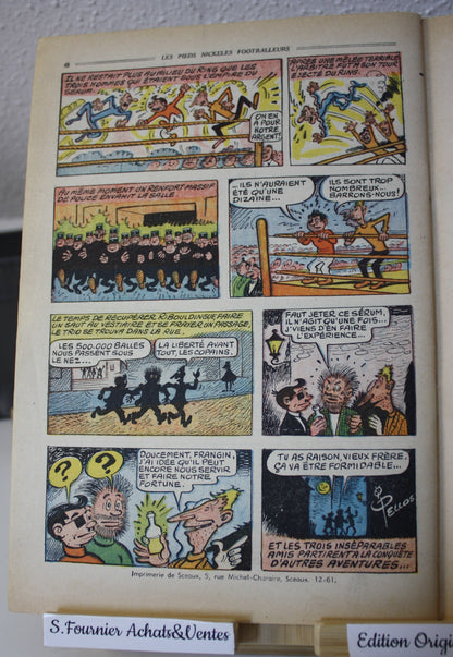 Footballeurs – Les pieds Nickelés –Pellos et Montaubert - Les beaux albums - EO – 1956