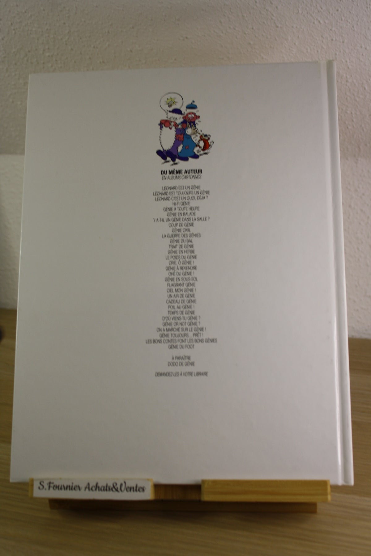 Compile de génie – Léonard – Dee Groot Turk – Le Lombard – Publicitaire - 2000