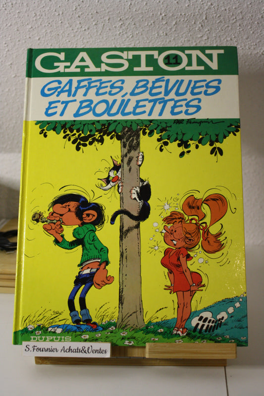 Gaffes, Bévues et Boulettes – Gaston – Franquin – Dupuis - Réédition - 1986