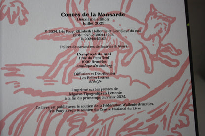 Contes de la mansarde – - Elisabeth Holleville et Iris Pouy – L’employé du moi – Réédition - 2024