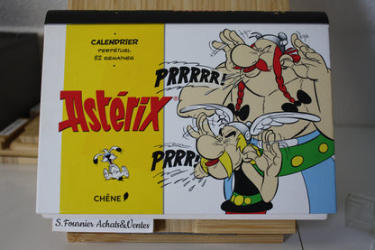 Calendrier Perpétuel – Astérix - Goscinny Uderzo - Chêne – Objet dérivé -2013