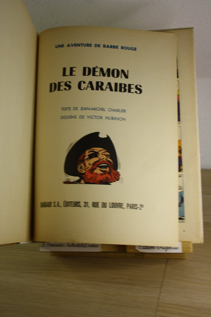Le démon des caraïbes – Barbe Rouge – Hubinon Charlier – Dargaud – EO – 1961