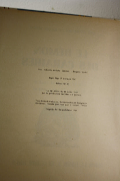 Le démon des caraïbes – Barbe Rouge – Hubinon Charlier – Dargaud – EO – 1961