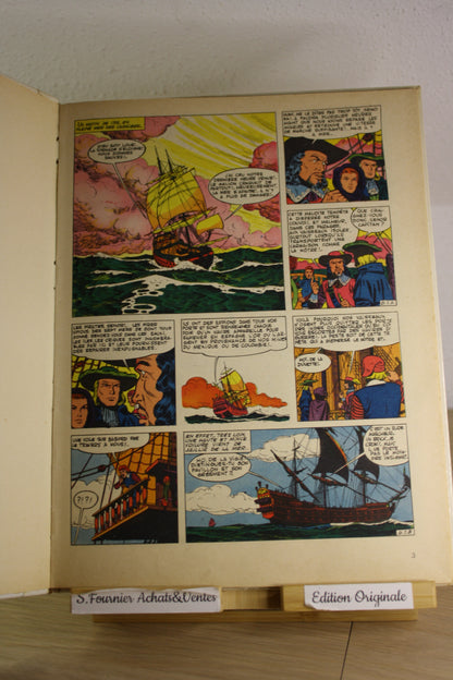 Le démon des caraïbes – Barbe Rouge – Hubinon Charlier – Dargaud – EO – 1961