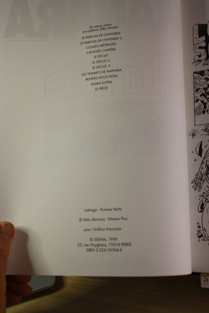 La bête – Le singe – Manara – Echos des savanes Albin Michel – Réédition – 1999 - ADULTE