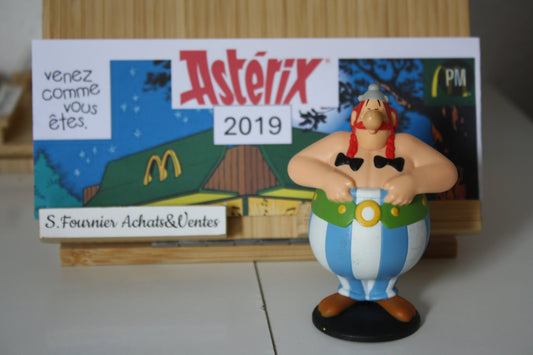 Figurine Obélix – Astérix - Mac Donald – 60 ans – Objet dérivé - 2019