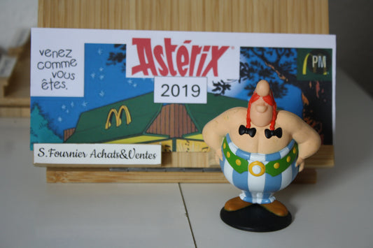 Figurine Obélix bis – Astérix - Mac Donald – 60 ans – Objet dérivé - 2019