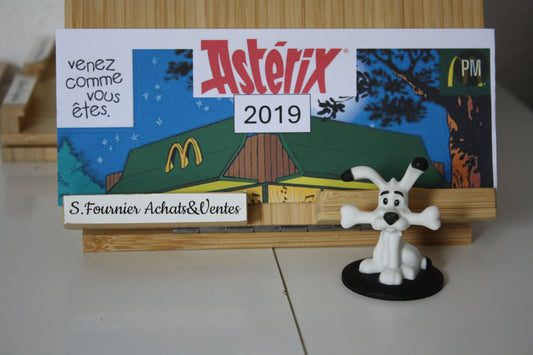 Figurine Idéfix + os – Astérix - Mac Donald – 60 ans – Objet dérivé - 2019