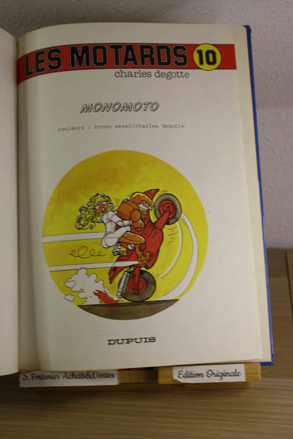 Monomoto 10 – Les motards – Degotte – Dupuis – EO – 1993