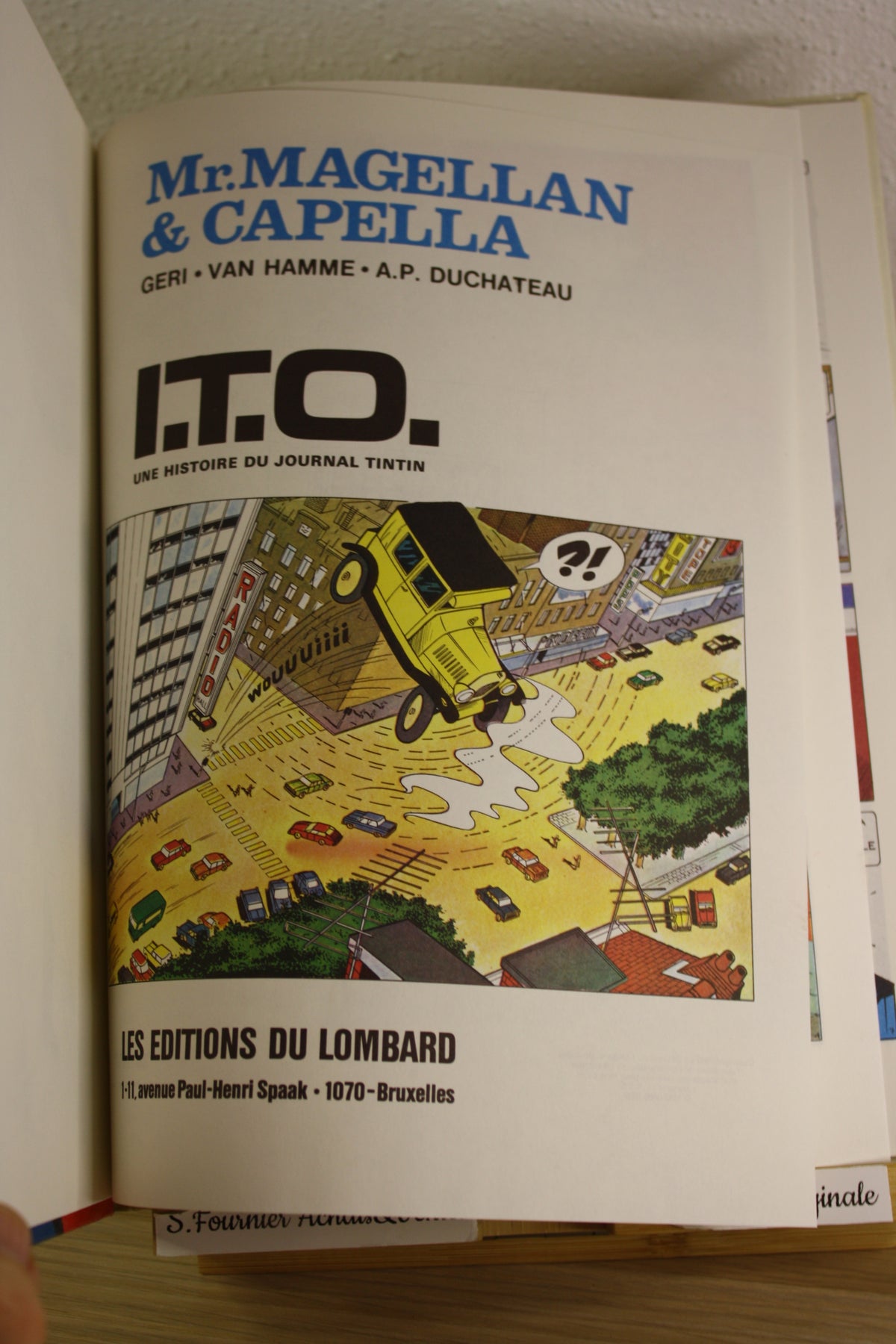 I.T.O  – Mr Magellan – Geri Van Hamme Duchateau – Lombard – EO – 1983