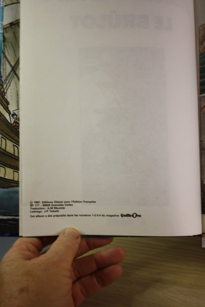 Le brülot – Justin Hiriart –– Glénat – EO – 1987
