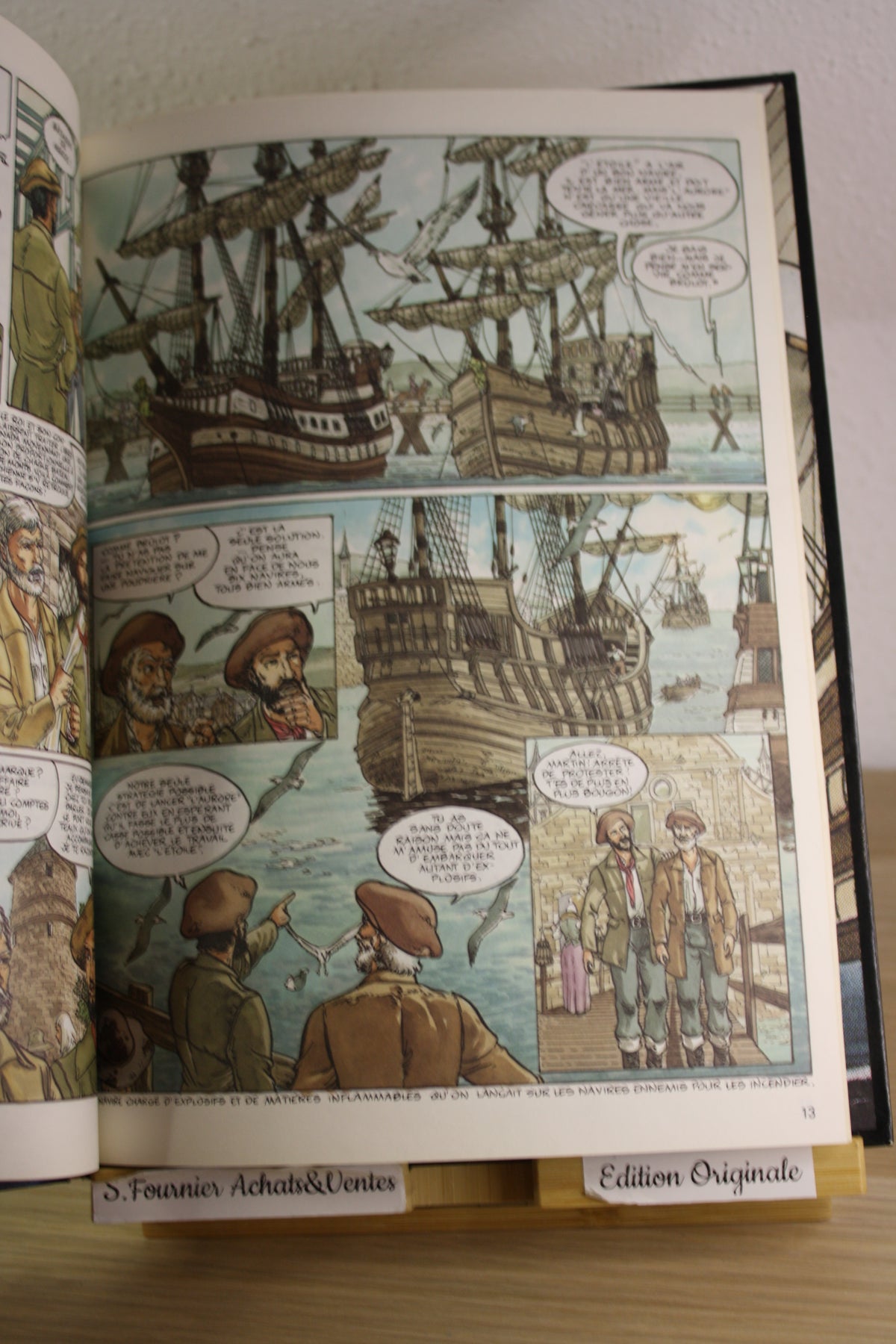 Le brülot – Justin Hiriart –– Glénat – EO – 1987