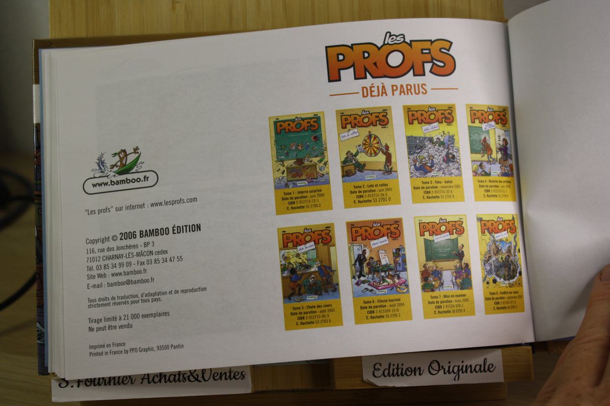 Les inédits – Les profs – Pica Erroc – Bamboo – EO – 2006