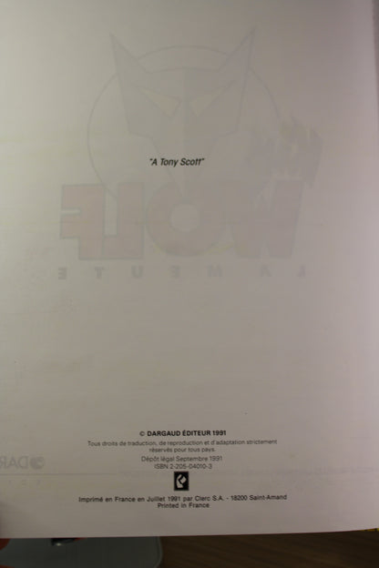 La Meute – Kim Wolf – Serres – Dargaud – EO – 1991