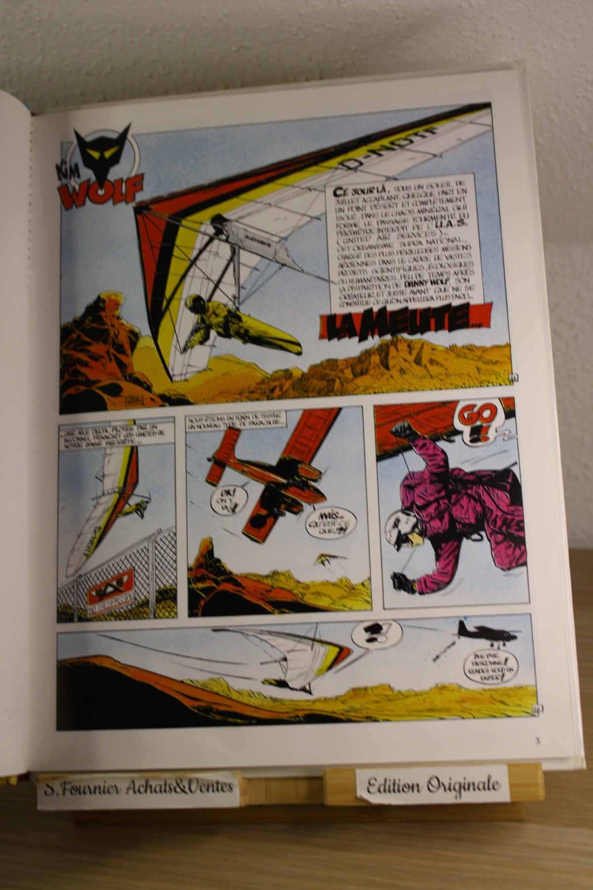 La Meute – Kim Wolf – Serres – Dargaud – EO – 1991