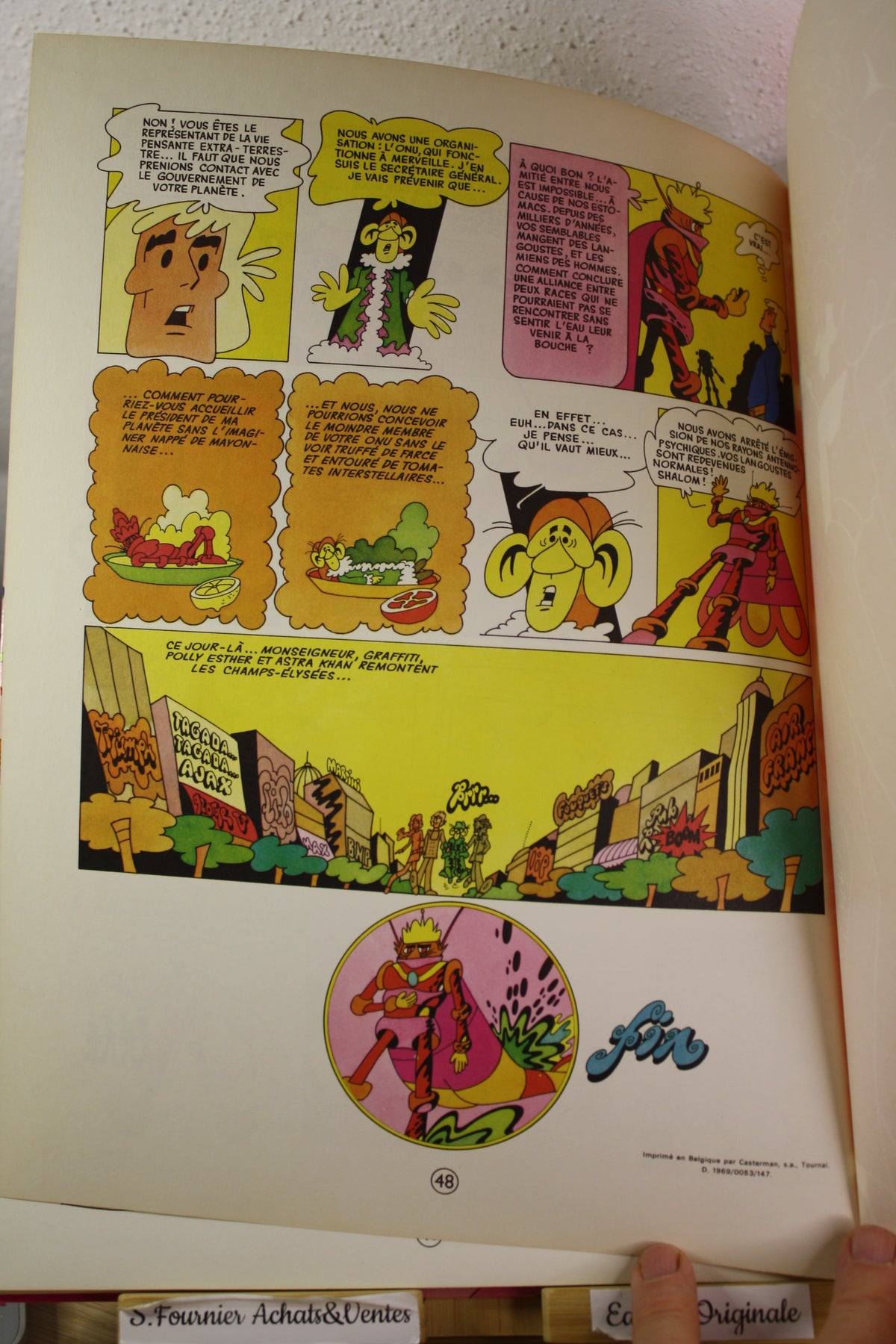 La langouste ne passera pas – Les dossiers du B.I.D.E – Yanne Topin – Casterman – EO – 1969