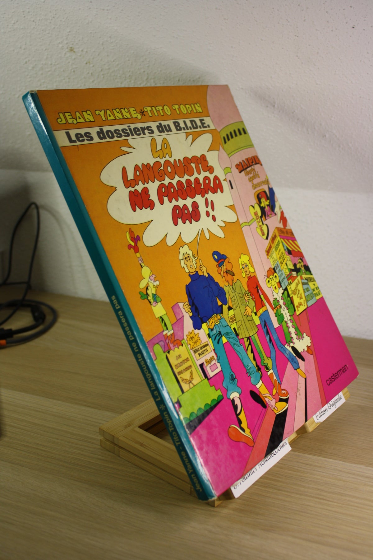 La langouste ne passera pas – Les dossiers du B.I.D.E – Yanne Topin – Casterman – EO – 1969