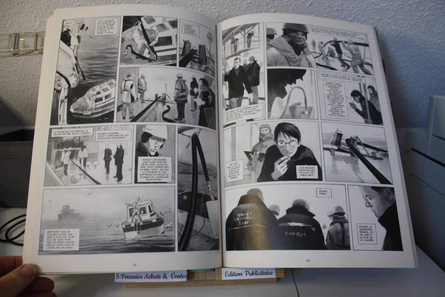 Voyage aux iles de la Désolation – - Emmanuel Lepage – Futuropolis - Publicitaire - 2011 - Crédit Mutuel