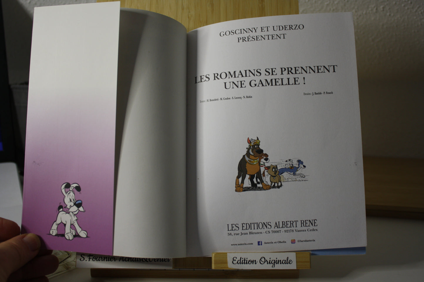Les romains se prennent une gamelle – Idéfix et les irréductibles – Goscinny Uderzo - Albert René – EO - 2022