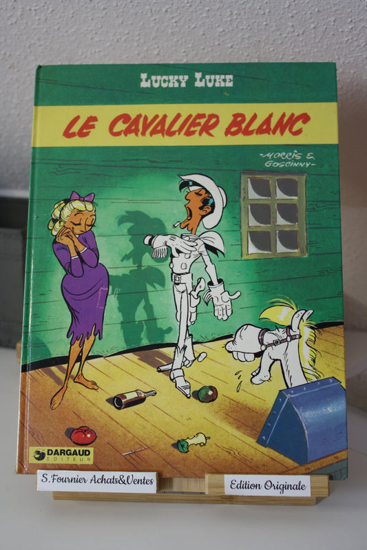 Le cavalier blanc – Lucky Luke – Moris goscinny - Dargaud - EO – 1975