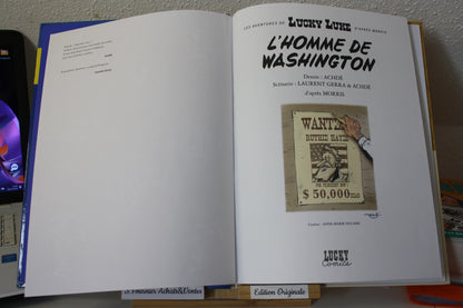 L’homme de Washington – Lucky Luke – Achder Gerra - Lucky comics - EO – 2008