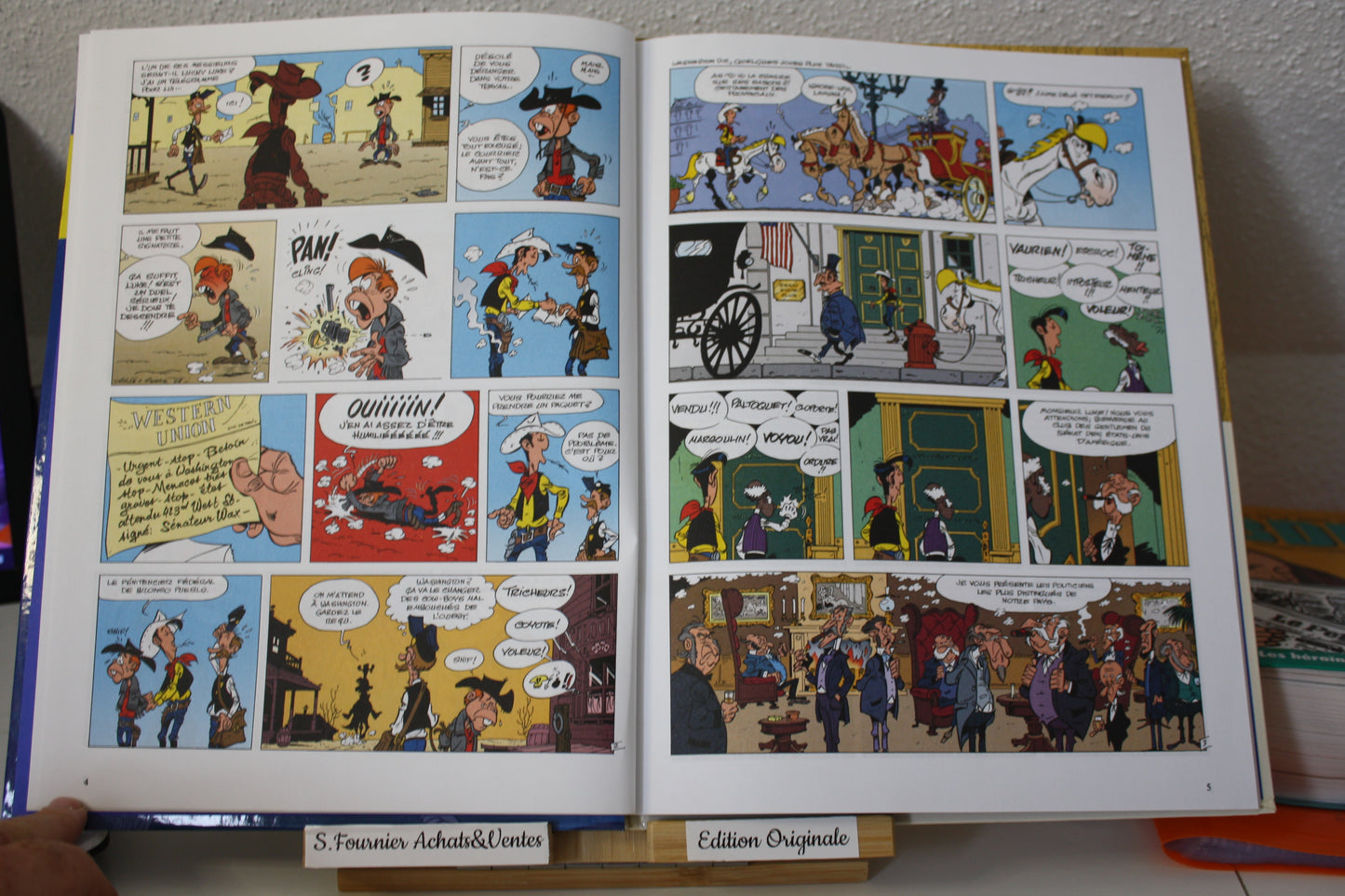 L’homme de Washington – Lucky Luke – Achder Gerra - Lucky comics - EO – 2008