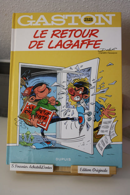Le retour de Lagaffe – Gaston – Delaf - Dupuis - EO – 2023