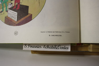 L’oreille cassée – Tintin – Hergé - Casterman – Réédition - 1973 - B40