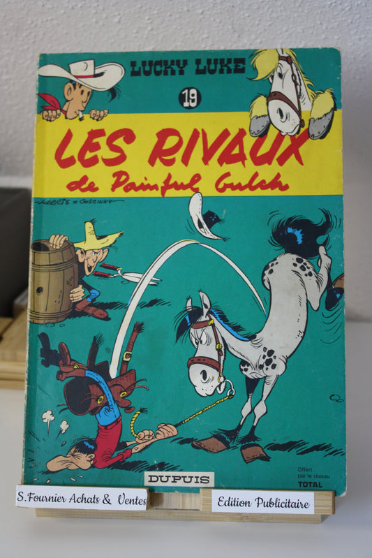Les rivaux de Painful Gulch – Lucky Luke – Morris Goscinny - Dupuis - Réédition – 1972 - Total