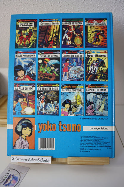 Les titans – Yoko Tsuno – Roger Leloup – Dupuis – Réédition – 1983 - 1er plat abimée