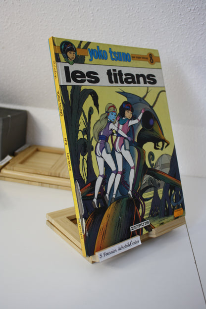 Les titans – Yoko Tsuno – Roger Leloup – Dupuis – Réédition – 1983 - 1er plat abimée