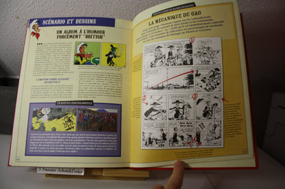 Les dessous d’une création : la diligence et pied tendre- Lucky Luke – Caroline Richter bonini – Atlas – Réédition – 2009 – Abimé