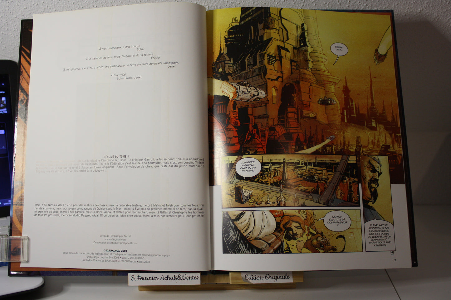 2 Jason - Le passeur des Etoiles – Sofia Frasier Jewel – Dargaud – EO – 2003