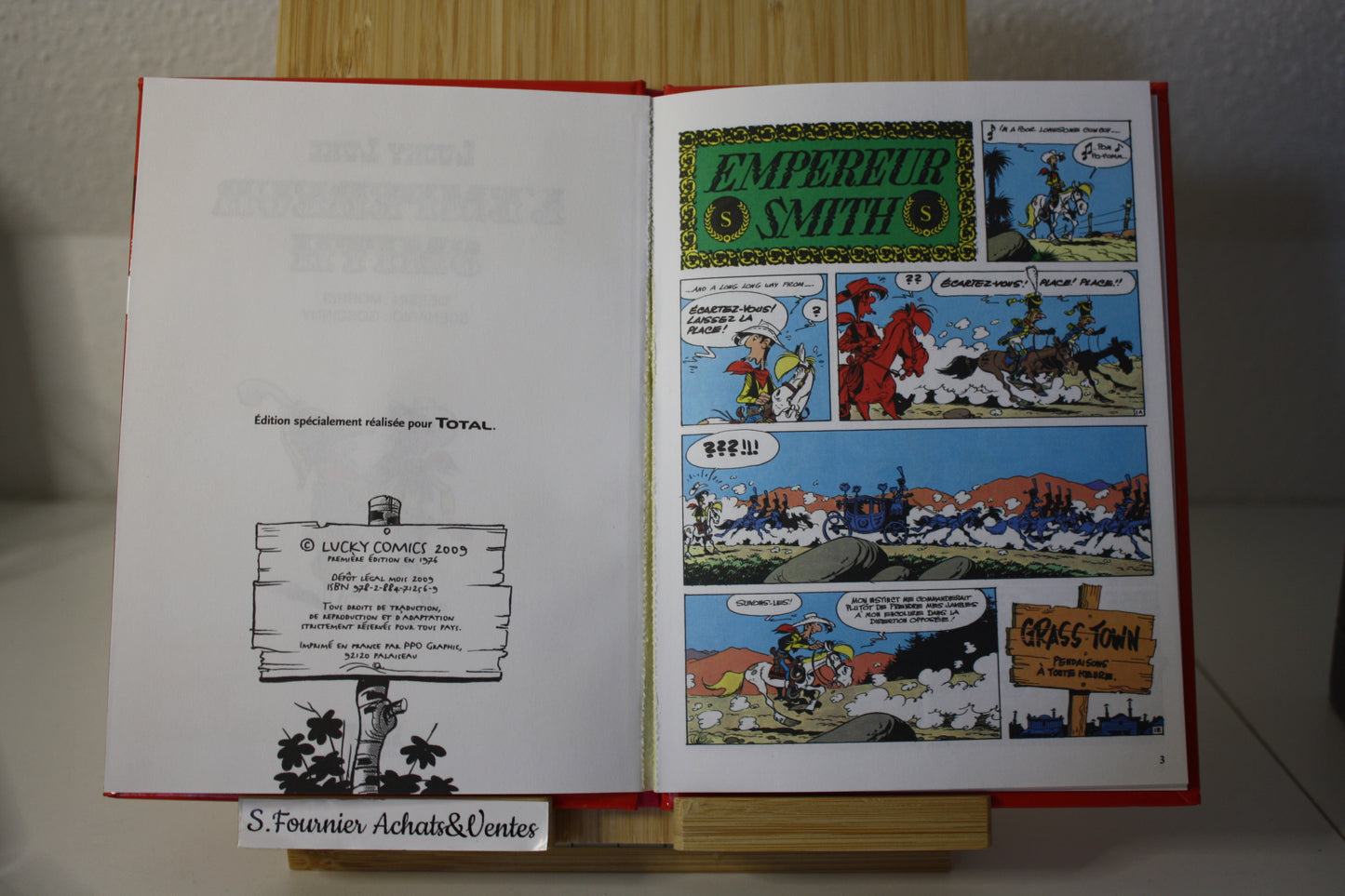 L’empereur Smith – Lucky Luke – Goscinny Morris – Lucky Comics – Publicitaire - 2009 – Total