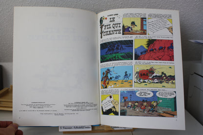 Le fil qui chante – Lucky Luke – Morris Goscinny – Dargaud Editeur – EO – 1977 – Plats abimé