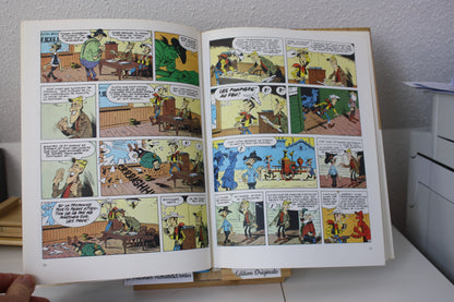 Le fil qui chante – Lucky Luke – Morris Goscinny – Dargaud Editeur – EO – 1977 – Plats abimé