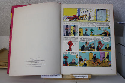 L’héritage de Ran Tan Plan – Lucky Luke – Morris Goscinny – Dargaud Editeur – EO – 1973 – Dos abimé