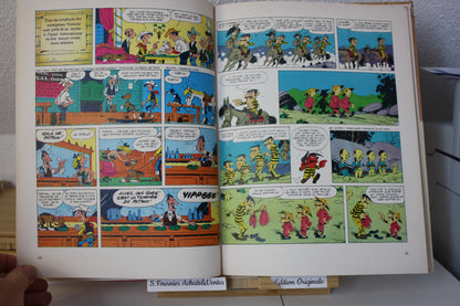 L’héritage de Ran Tan Plan – Lucky Luke – Morris Goscinny – Dargaud Editeur – EO – 1973 – Dos abimé