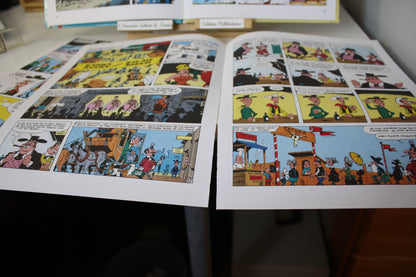 Western Circus – Lucky Luke – Morris Goscinny – Lucky Comics – Publicitaire – 2006 – Citroën 3 feuilles volantes