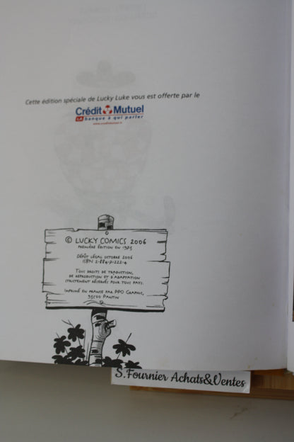 Le Grand Duc – Lucky Luke – Goscinny Morris - Lucky Comics - Publicitaire -2006 - Crédit MutuelAbimé