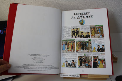 Le secret de la licorne & le tresor de rackam le rouge – Tintin – Hergé – France Loisir - Réédition – 2007 – Double album