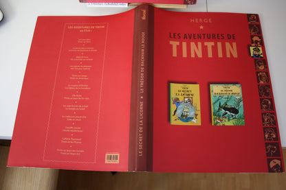Le secret de la licorne & le tresor de rackam le rouge – Tintin – Hergé – France Loisir - Réédition – 2007 – Double album