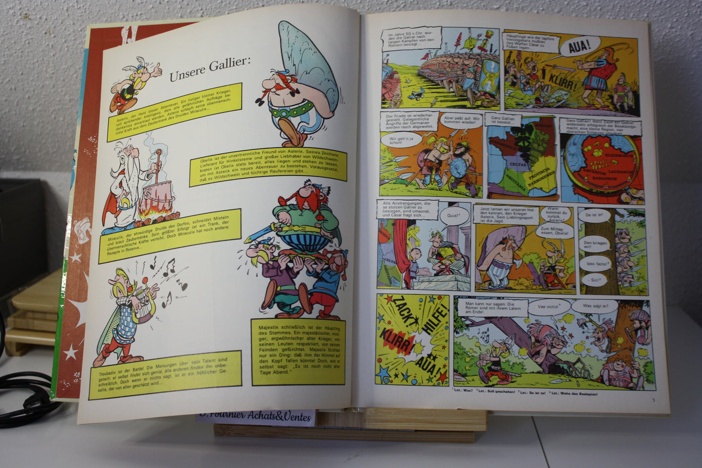 Astérix Der Gallier – Astérix – Goscinny Morris – EHAPA VERLAG Stuttgart - Réédition – 1971 – Version allemande