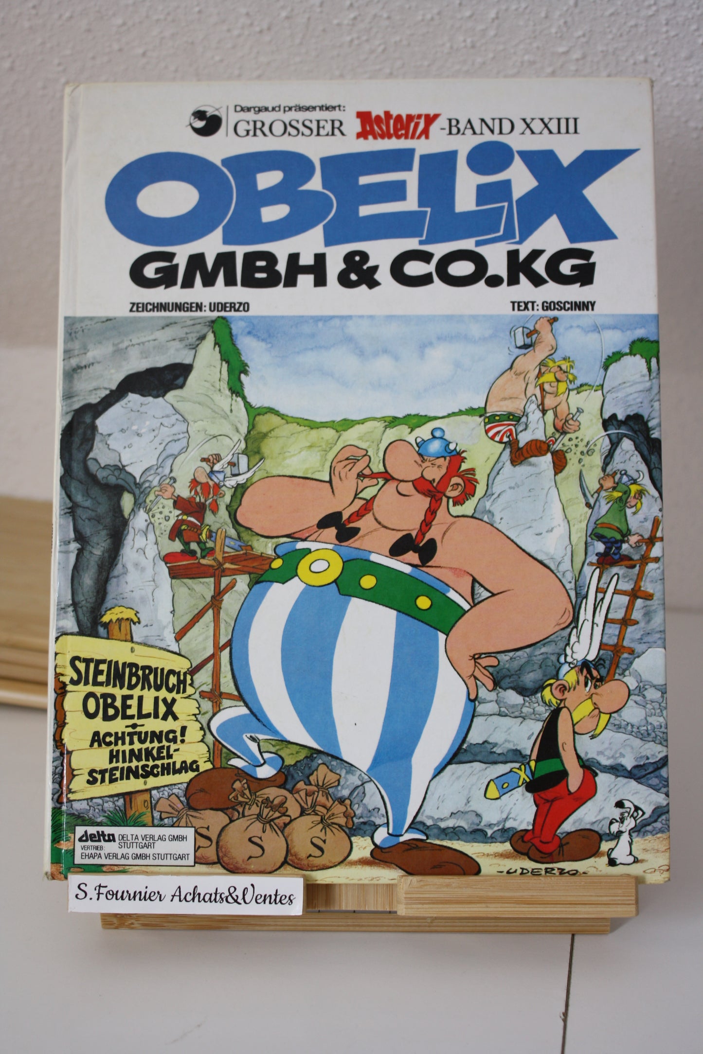 Obélix GMBH & Co.KG – Astérix – Goscinny Morris – EHAPA VERLAG Stuttgart – Réédition – 1982 – Version allemande