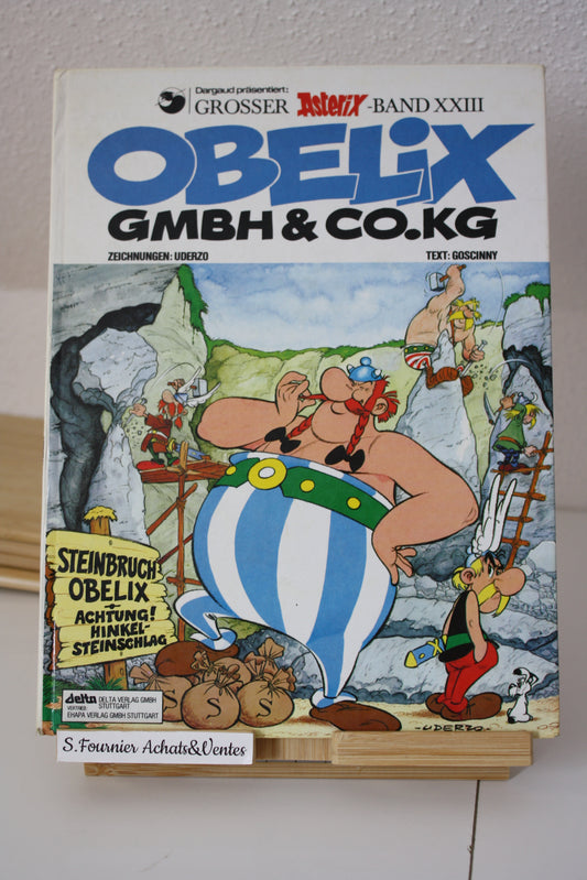 Obélix GMBH & Co.KG – Astérix – Goscinny Morris – EHAPA VERLAG Stuttgart – Réédition – 1982 – Version allemande