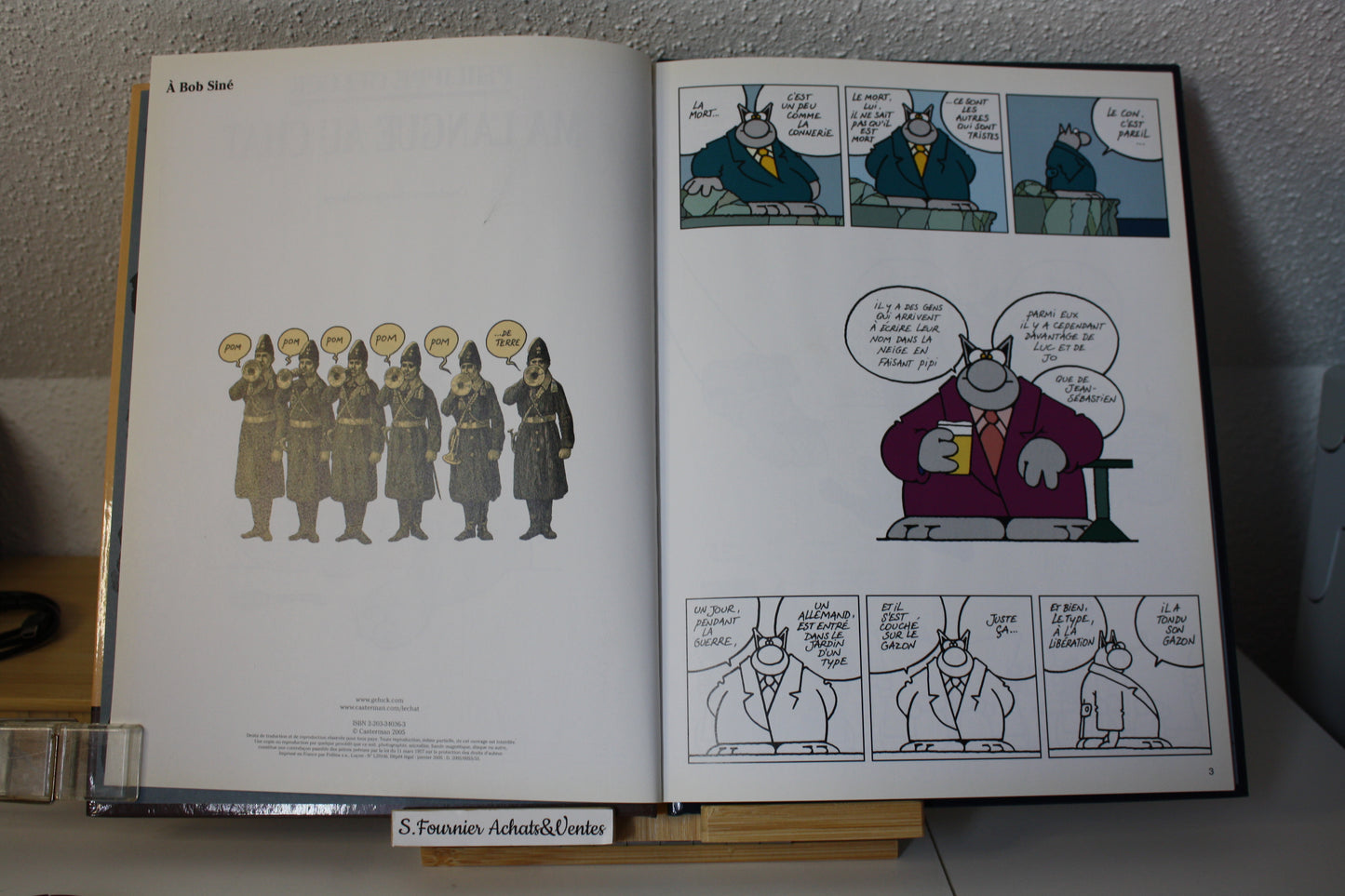 Ma langue au chat – Le Chat – Philippe Geluck – Casterman – Réédition – 2005 – Petit prix