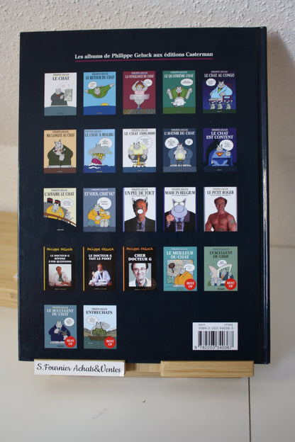 Ma langue au chat – Le Chat – Philippe Geluck – Casterman – Réédition – 2005 – Petit prix