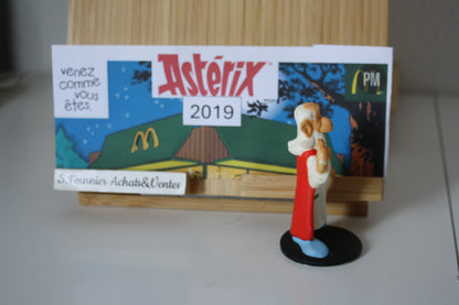 Figurine Panoramix – Astérix - Mac Donald – 60 ans – Objet dérivé – 2019